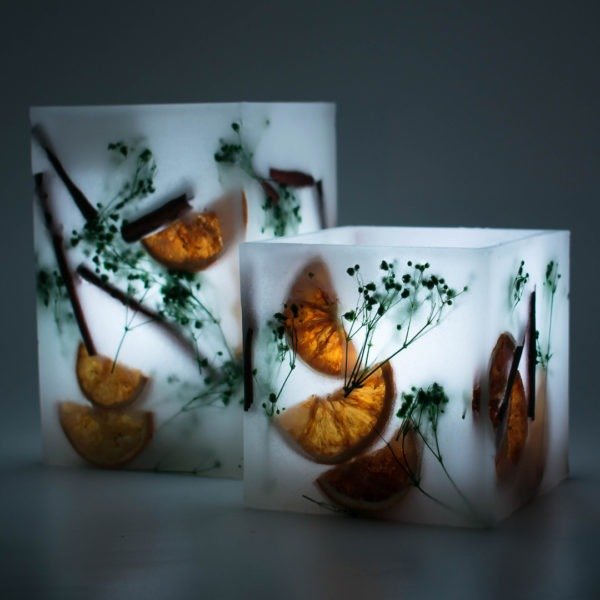 διακοσμητικά κεριά καλλιτεχνικά αρωματικά kerino φανάρια botanical lanterns